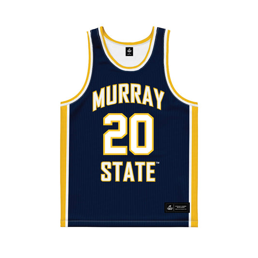 Murray State - NCAA Women's Basketball : Braxcynn Baker - Navy Basketball Jersey