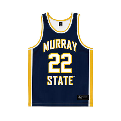 Murray State - NCAA Women's Basketball : Cam Hoover - Navy Basketball Jersey