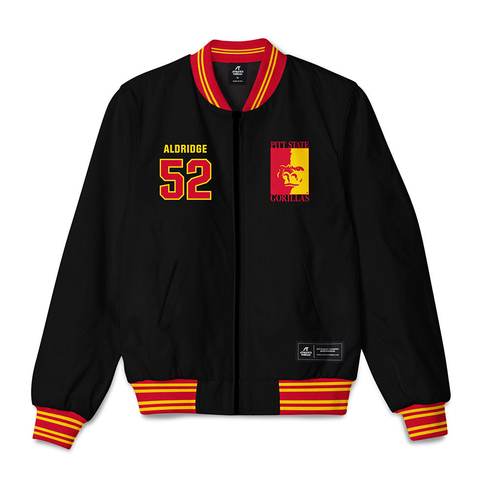 Pitt State - NCAA Football : Bryce Aldridge - Bomber Jacket-0
