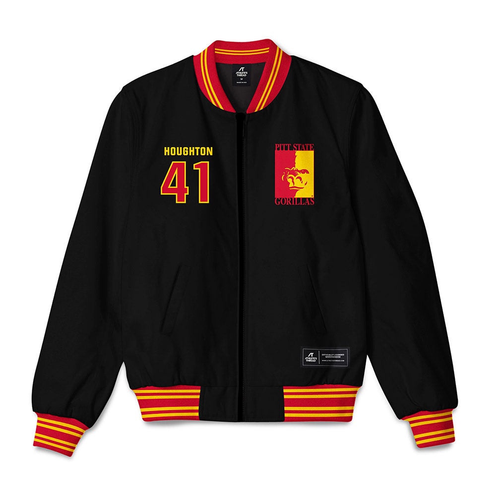 Pitt State - NCAA Football : Jayden Houghton - Bomber Jacket-0