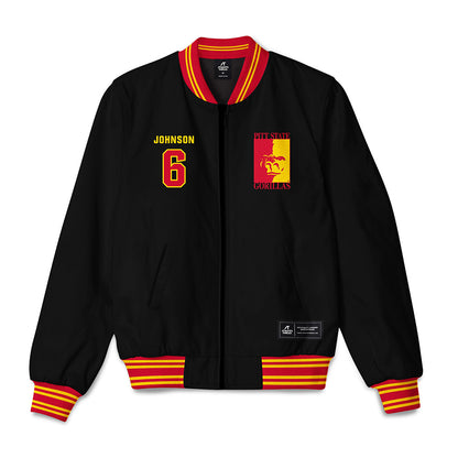Pitt State - NCAA Football : Bryce Johnson - Bomber Jacket-0
