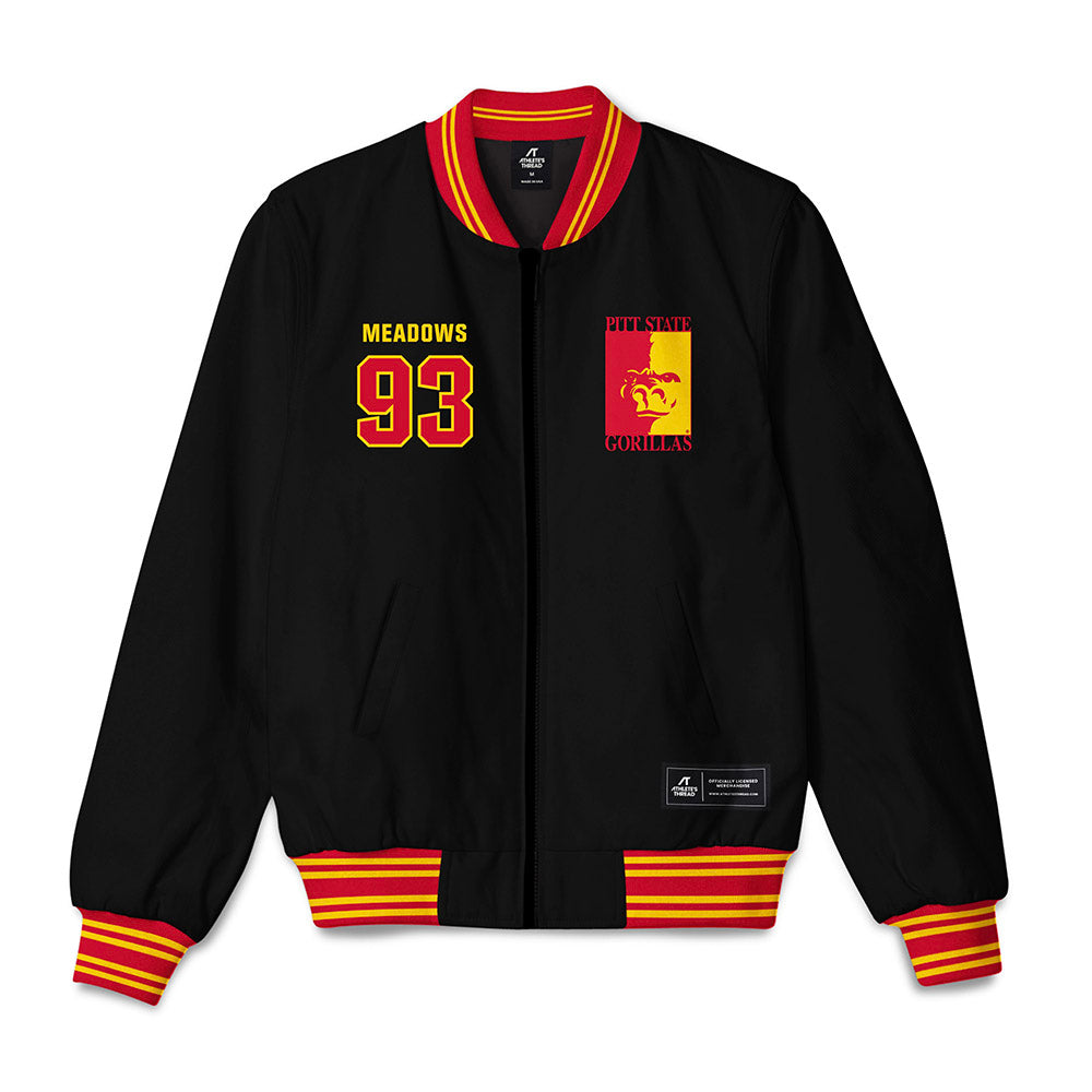 Pitt State - NCAA Football : Trevor Meadows - Bomber Jacket-0