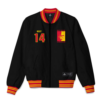 Pitt State - NCAA Football : Khali Best - Bomber Jacket-0