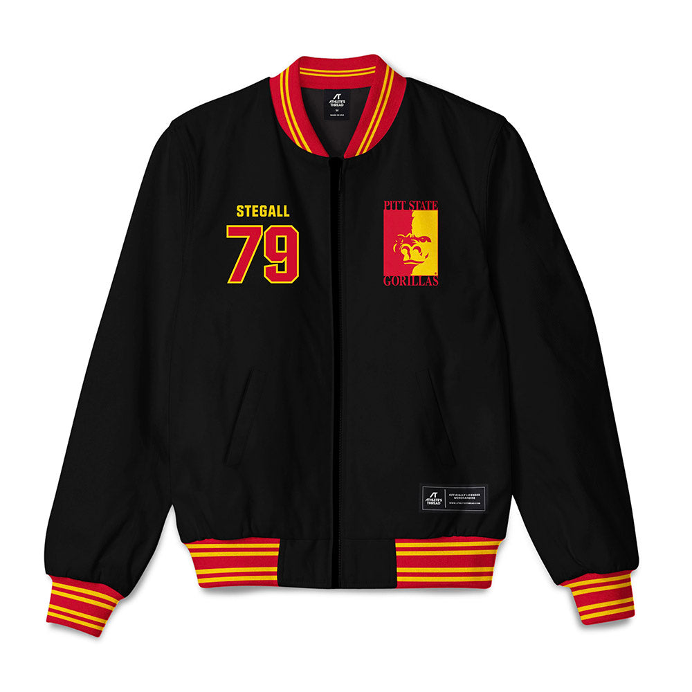 Pitt State - NCAA Football : Gage Stegall - Bomber Jacket-0