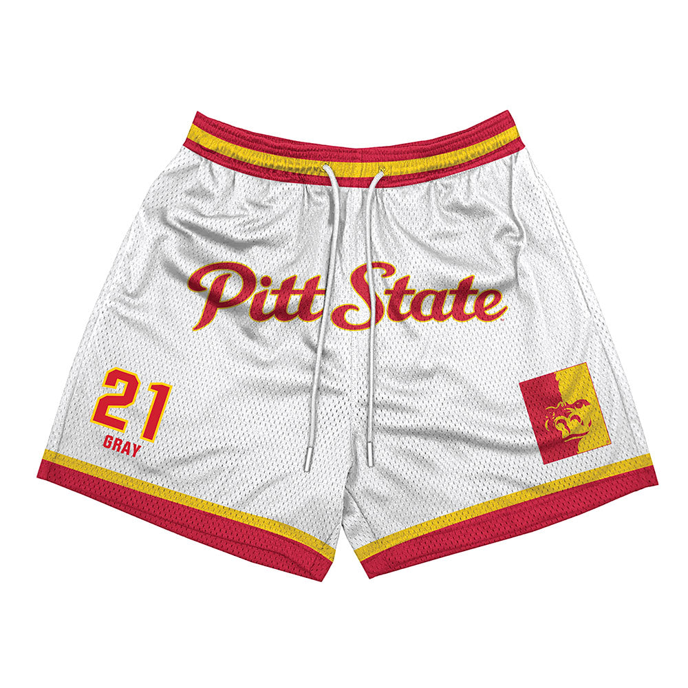 Pitt State - NCAA Women's Soccer : Trinity Gray - Shorts-0