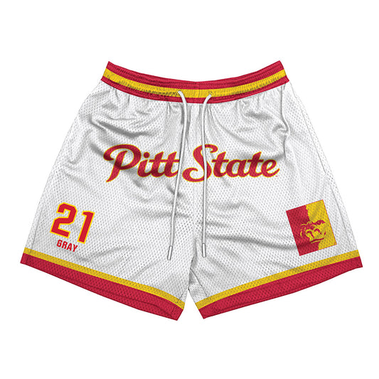 Pitt State - NCAA Women's Soccer : Trinity Gray - Shorts-0