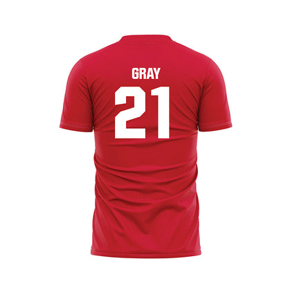 Pitt State - NCAA Women's Soccer : Trinity Gray - Soccer Jersey-1