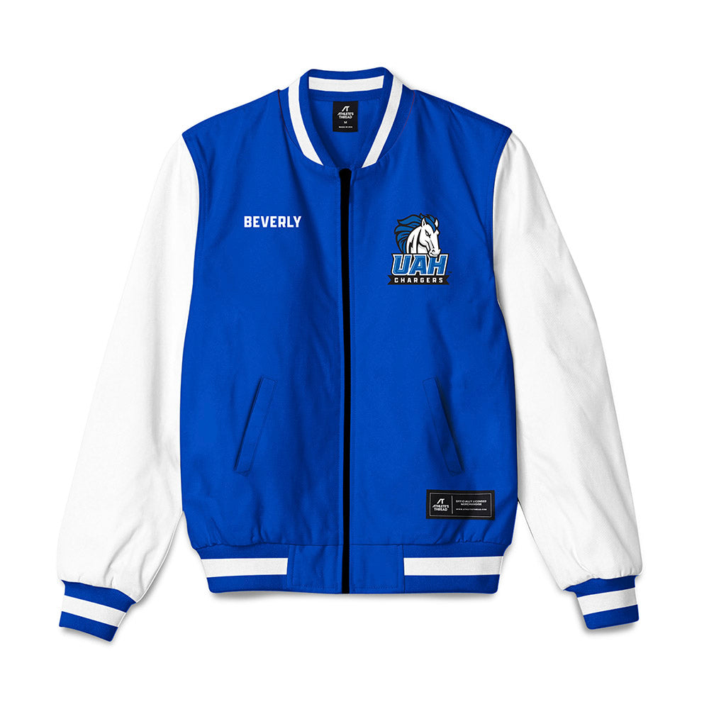 UAH - NCAA Men's Track & Field : Jordyn Beverly - Bomber Jacket-0