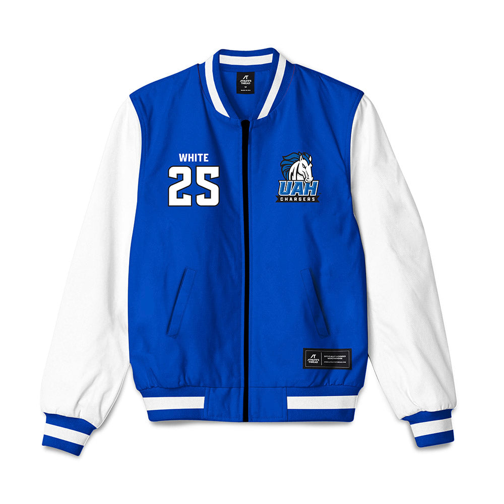 UAH - NCAA Women's Soccer : Michelle White - Bomber Jacket-0