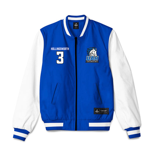 UAH - NCAA Women's Basketball : Mia Hollingsworth - Bomber Jacket-0