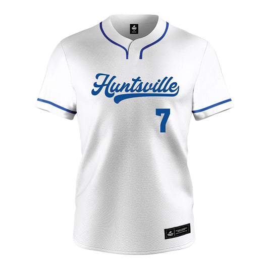 UAH - NCAA Baseball : Joey Caruso - White Jersey-0