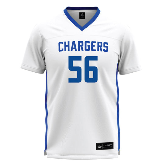 UAH - NCAA Men's Lacrosse : Dominic Hoch - White Lacrosse Jersey-0