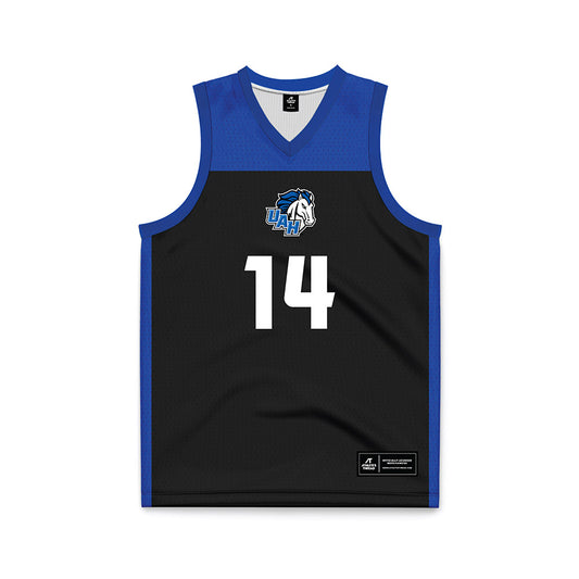 UAH - NCAA Women's Basketball : Shauna Fletcher - Black Basketball Jersey-0