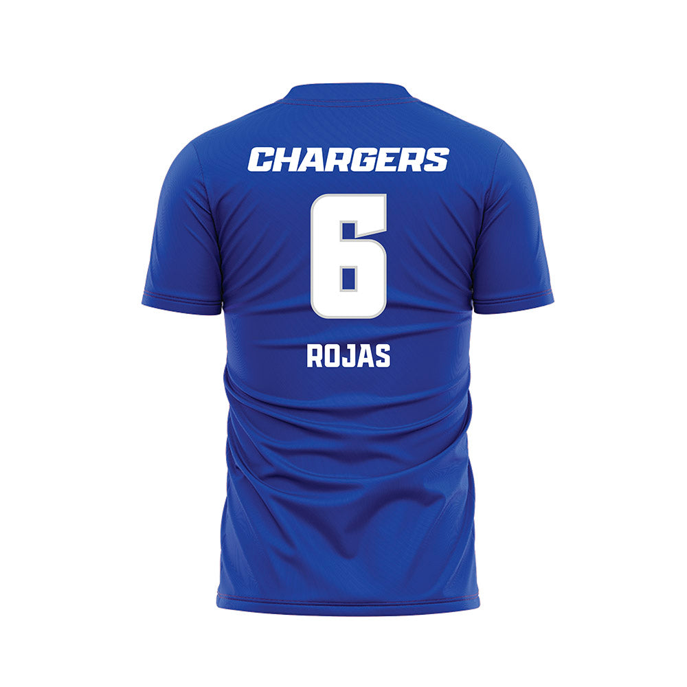 UAH - NCAA Women's Soccer : Adriana Rojas - Blue Soccer Jersey-1