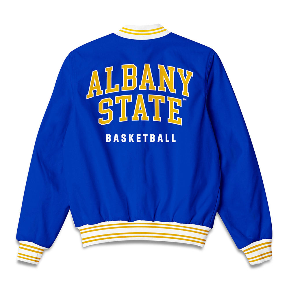 Albany State - NCAA Women's Basketball : Quantrese Washington - Bomber Jacket-1