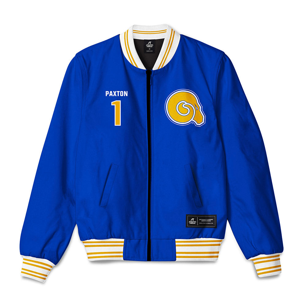 Albany State - NCAA Women's Basketball : Na'Haviya Paxton - Bomber Jacket-0