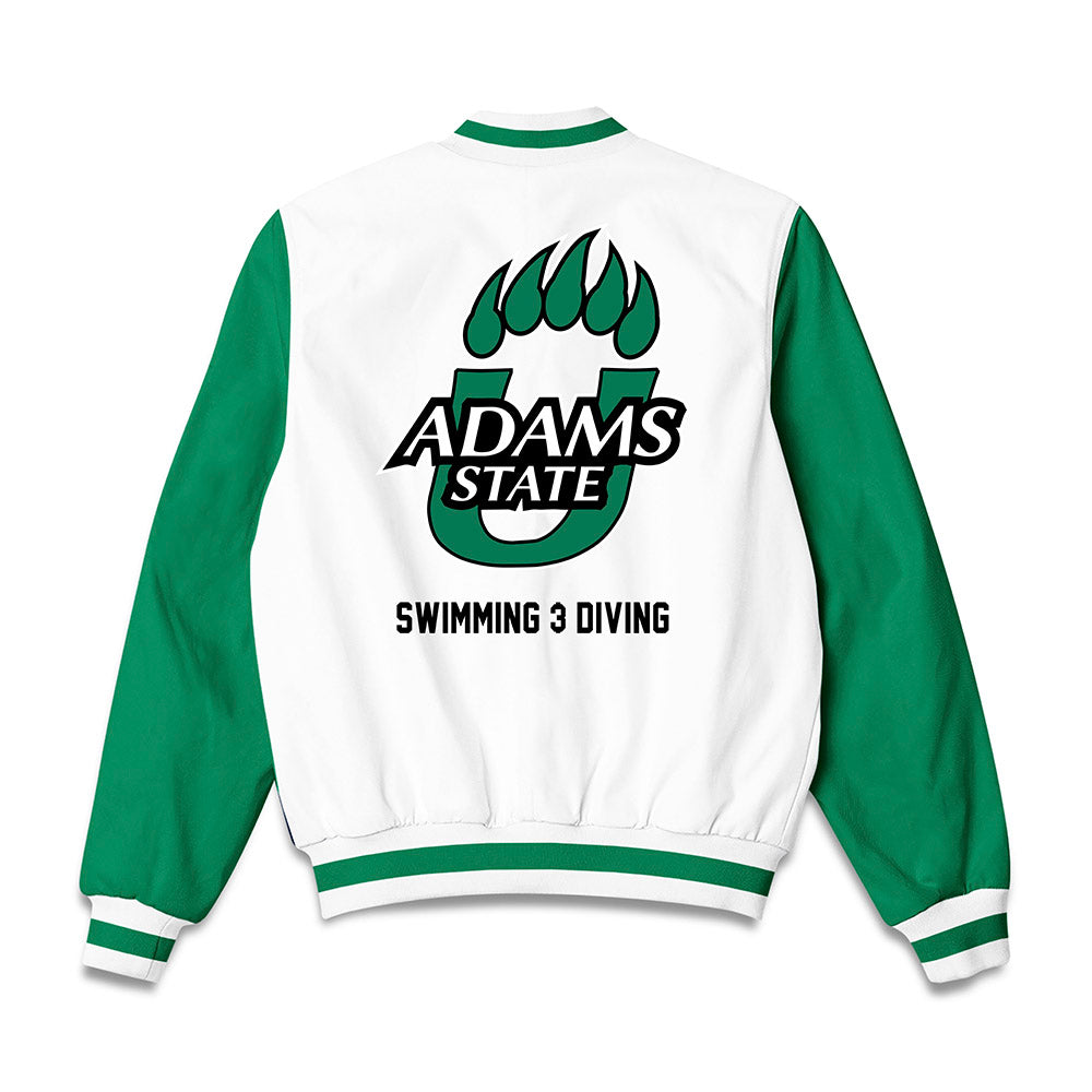 Adams State - NCAA Men's Swimming & Diving : Eric Branco - Bomber Jacket-1