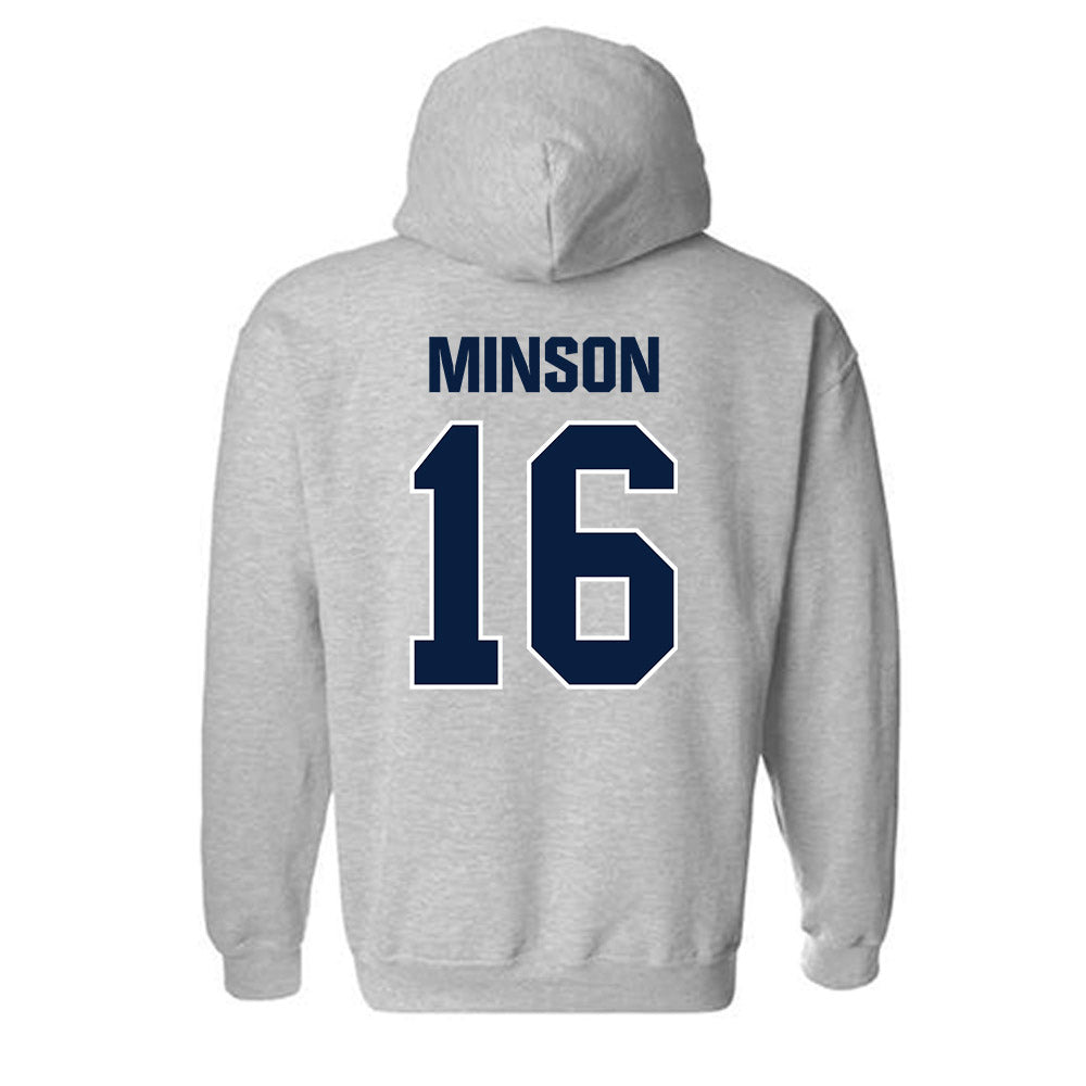 Longwood - NCAA Women's Soccer : Karleigh Minson - Classic Shersey Hooded Sweatshirt-1