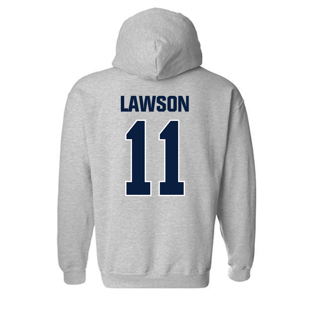 Longwood - NCAA Baseball : Max Lawson - Classic Shersey Hooded Sweatshirt-1
