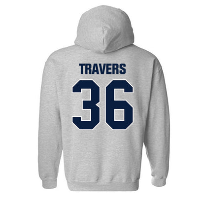 Longwood - NCAA Baseball : Callen Travers - Classic Shersey Hooded Sweatshirt-1