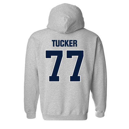 Longwood - NCAA Men's Basketball : Elijah Tucker - Classic Shersey Hooded Sweatshirt-1
