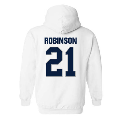 Longwood - NCAA Women's Basketball : Jamya Robinson - Classic Shersey Hooded Sweatshirt-1