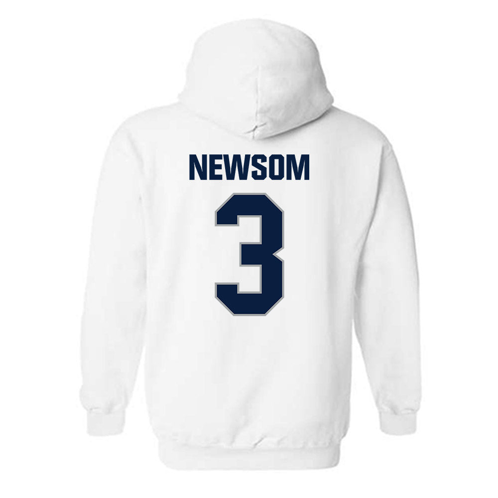 Longwood - NCAA Women's Lacrosse : Zenie Newsom - Classic Shersey Hooded Sweatshirt-1