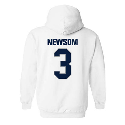 Longwood - NCAA Women's Lacrosse : Zenie Newsom - Classic Shersey Hooded Sweatshirt-1