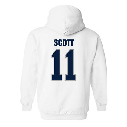 Longwood - NCAA Women's Basketball : Jesstynie Scott - Classic Shersey Hooded Sweatshirt-1