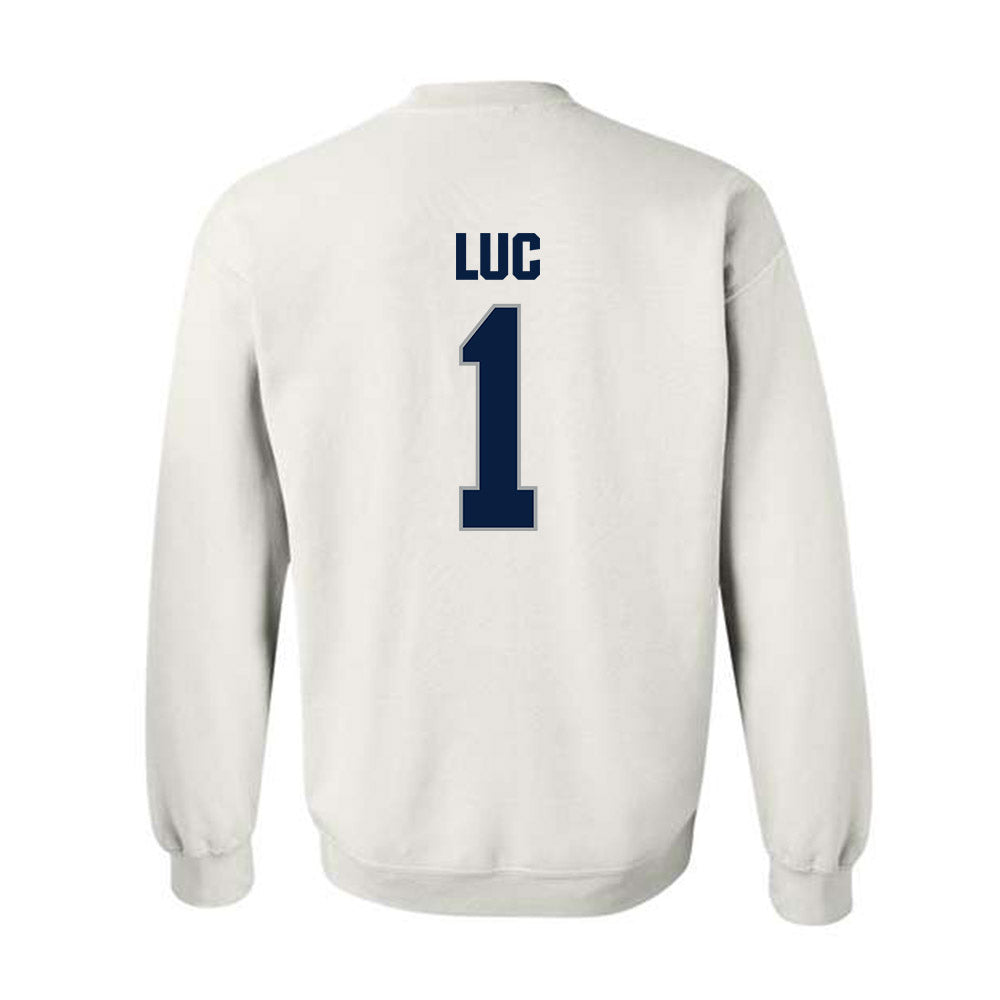 Longwood - NCAA Men's Basketball : Kyrell Luc - Classic Shersey Crewneck Sweatshirt-1
