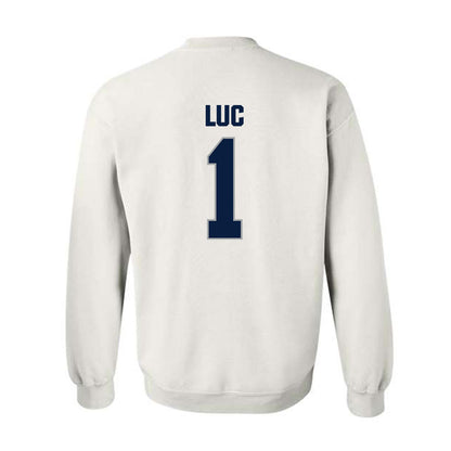 Longwood - NCAA Men's Basketball : Kyrell Luc - Classic Shersey Crewneck Sweatshirt-1