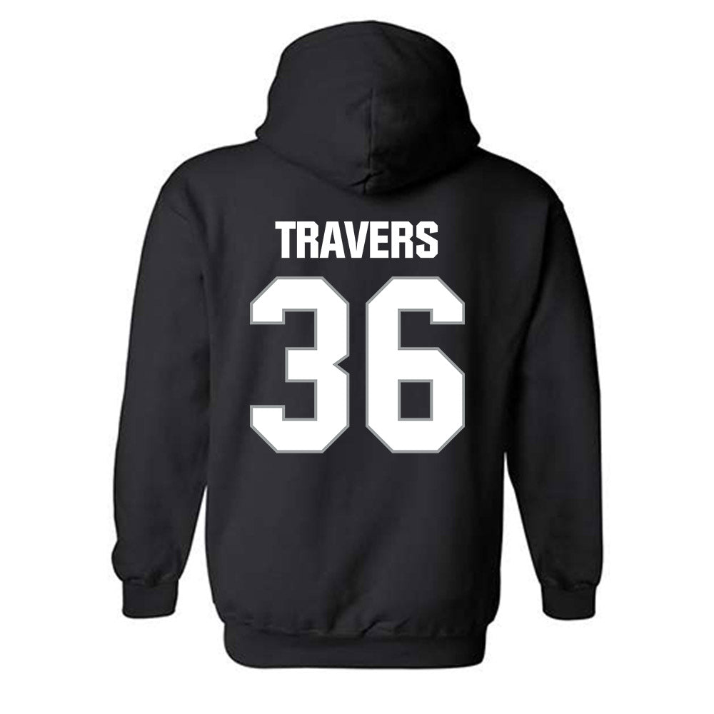 Longwood - NCAA Baseball : Callen Travers - Classic Shersey Hooded Sweatshirt-1