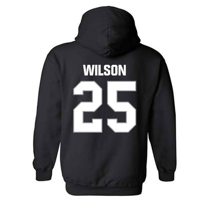 Longwood - NCAA Women's Basketball : Mariah Wilson - Classic Shersey Hooded Sweatshirt-1