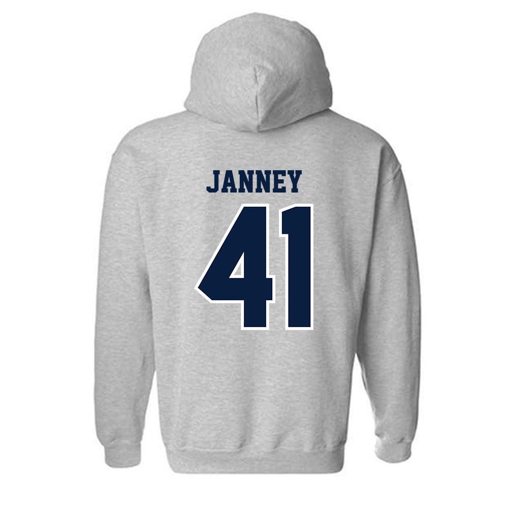 Longwood - NCAA Baseball : Logan Janney - Classic Shersey Hooded Sweatshirt-1