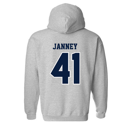 Longwood - NCAA Baseball : Logan Janney - Classic Shersey Hooded Sweatshirt-1