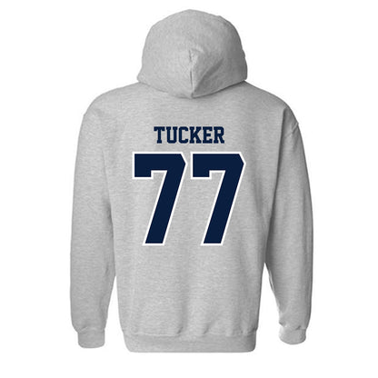 Longwood - NCAA Men's Basketball : Elijah Tucker - Classic Shersey Hooded Sweatshirt-1