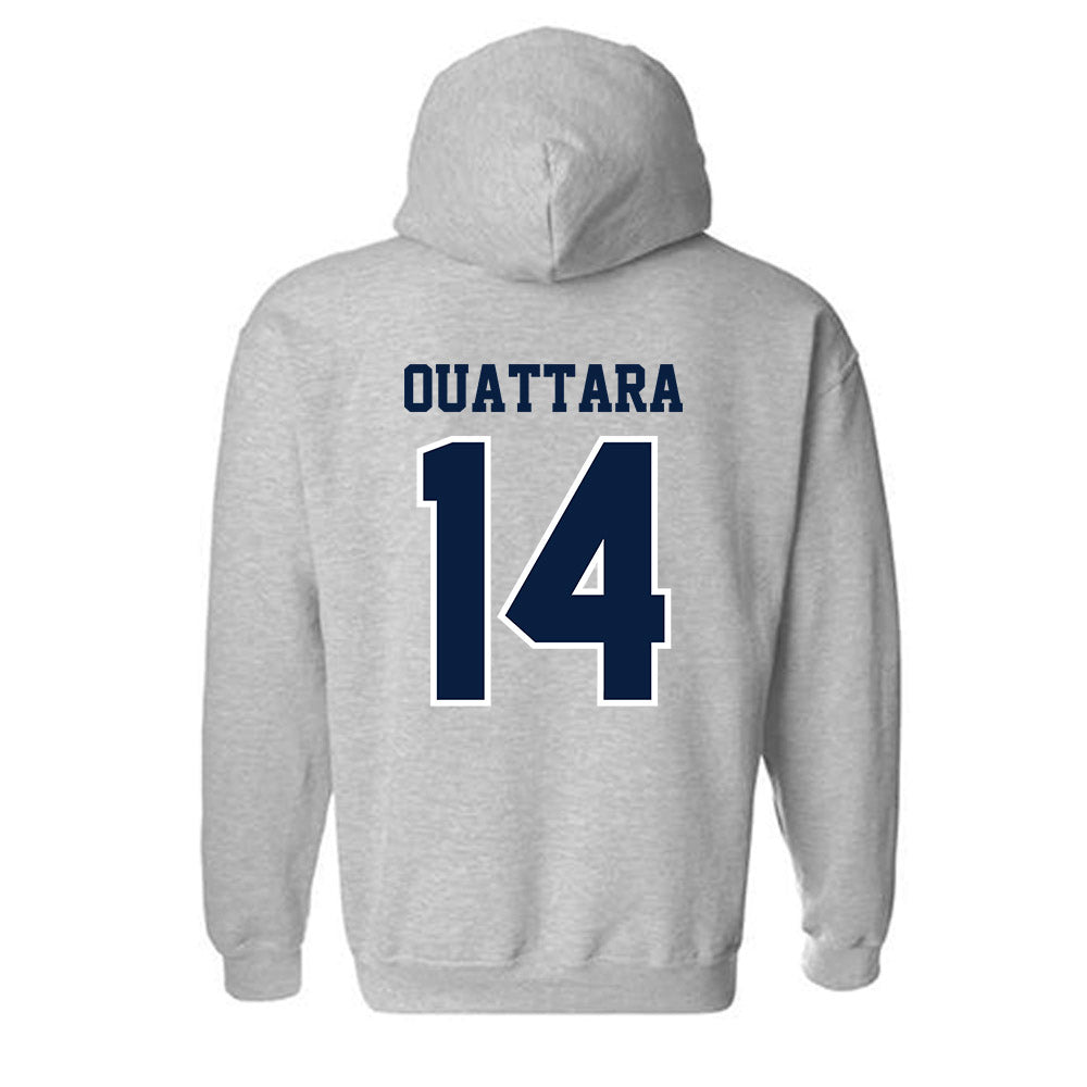 Longwood - NCAA Men's Soccer : Kunandy Ouattara - Classic Shersey Hooded Sweatshirt-1