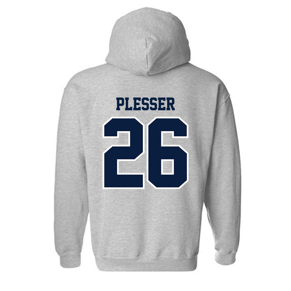 Longwood - NCAA Baseball : Ethan Plesser - Classic Shersey Hooded Sweatshirt-1