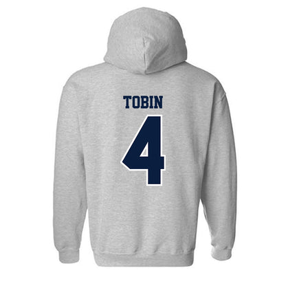 Longwood - NCAA Baseball : Juice Tobin - Classic Shersey Hooded Sweatshirt-1