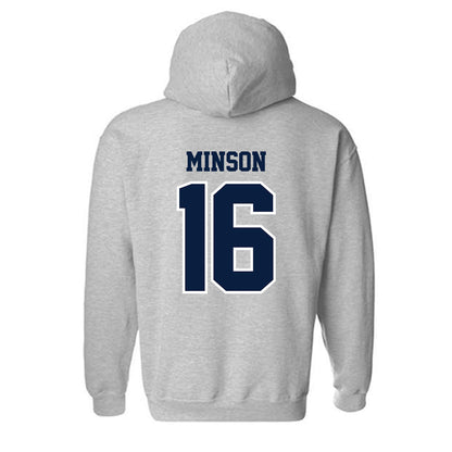 Longwood - NCAA Women's Soccer : Karleigh Minson - Classic Shersey Hooded Sweatshirt-1