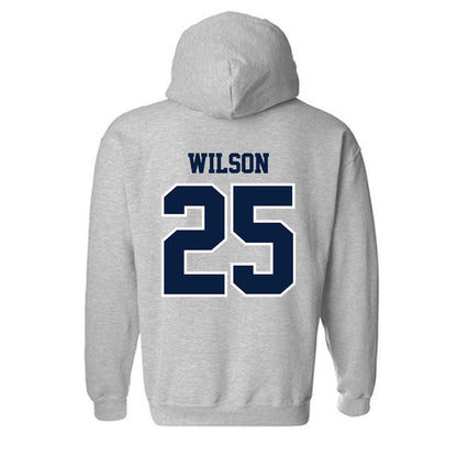 Longwood - NCAA Women's Basketball : Mariah Wilson - Classic Shersey Hooded Sweatshirt-1