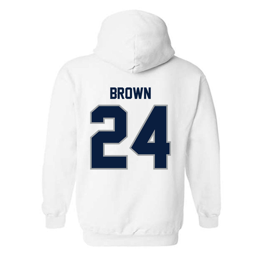 Longwood - NCAA Baseball : Jordan Brown - Classic Shersey Hooded Sweatshirt-1