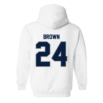 Longwood - NCAA Baseball : Jordan Brown - Classic Shersey Hooded Sweatshirt-1