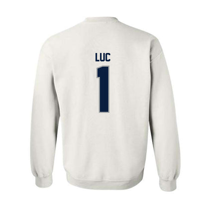 Longwood - NCAA Men's Basketball : Kyrell Luc - Classic Shersey Crewneck Sweatshirt-1