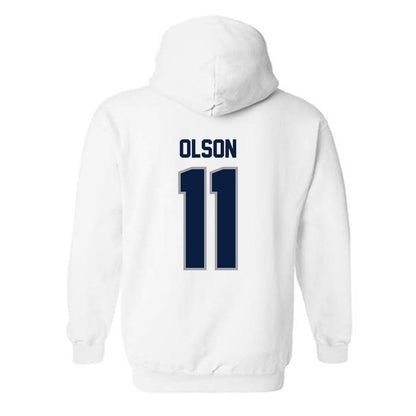 Longwood - NCAA Women's Soccer : Sarah Olson - Classic Shersey Hooded Sweatshirt-1