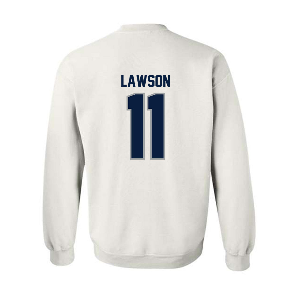 Longwood - NCAA Baseball : Max Lawson - Classic Shersey Crewneck Sweatshirt-1