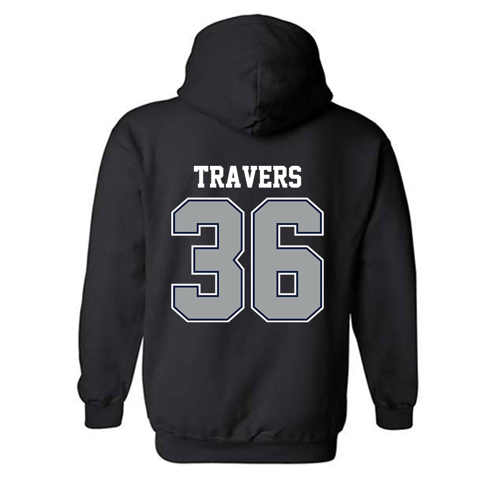Longwood - NCAA Baseball : Callen Travers - Classic Shersey Hooded Sweatshirt-1