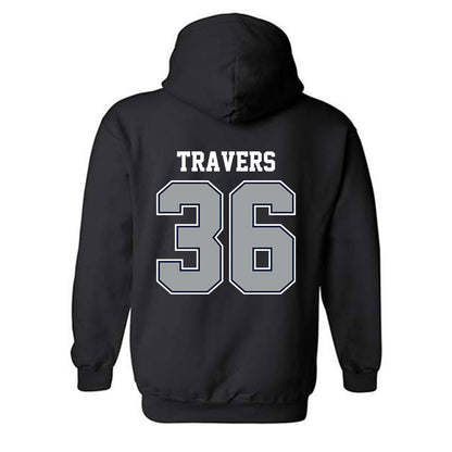 Longwood - NCAA Baseball : Callen Travers - Classic Shersey Hooded Sweatshirt-1