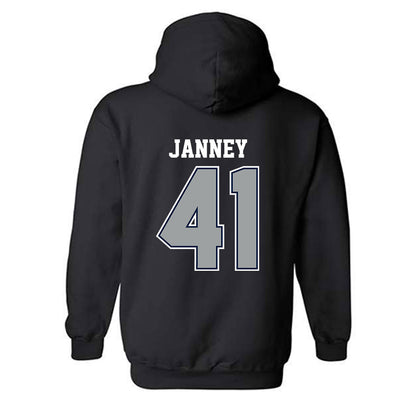Longwood - NCAA Baseball : Logan Janney - Classic Shersey Hooded Sweatshirt-1
