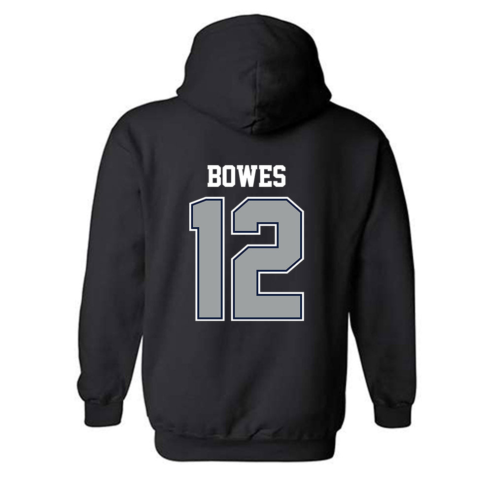 Longwood - NCAA Women's Basketball : Olivia Bowes - Classic Shersey Hooded Sweatshirt-1